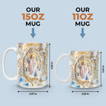 Custom Name Virgin Mary Religious Gifts - Personalized Mugs