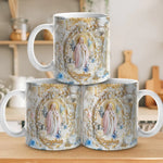 Custom Name Virgin Mary Religious Gifts - Personalized Mugs