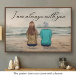Custom Name Memorial Angel Beach Decor - Personalized Poster