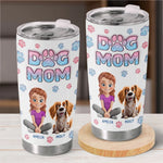 Custom Name Dog Mom Gifts for Women - Personalized Tumbler