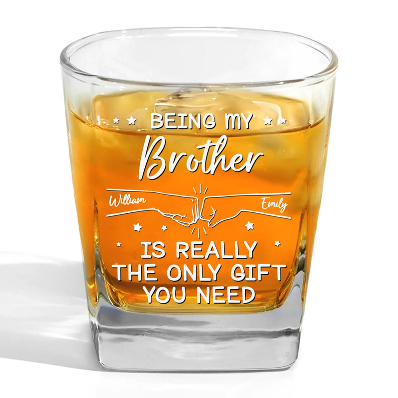 Cousins By Blood, Best Friends By Choice - Family Personalized Custom Square Whiskey Glass - Gift For Family Members