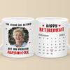 Custom Photo Retirement Is Life’s New Chapter - Coworker Personalized Custom Mug - Appreciation, Retirement Gift For Coworkers, Work Friends, Colleagues