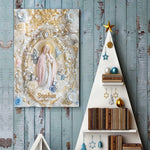 Custom Name Virgin Mary Religious Decor - Personalized Poster