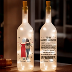 Custom Name Mother Daughter Gifts for Mom - Personalized Bottle Lamp