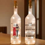 Custom Name Mother Daughter Gifts for Mom - Personalized Bottle Lamp
