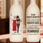 Custom Name Mother Daughter Gifts for Mom - Personalized Bottle Lamp