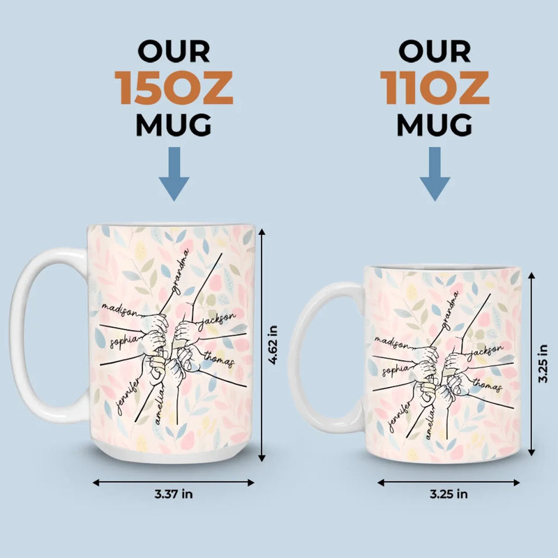 If Nothing Is Going Well, Call Your Grandmother - Family Personalized Custom Mug - Gift For Mom, Grandma