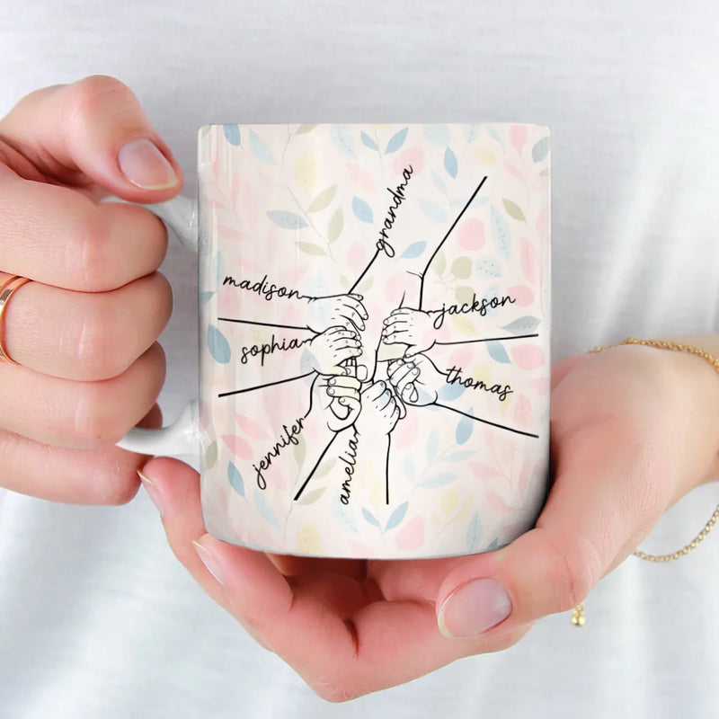 If Nothing Is Going Well, Call Your Grandmother - Family Personalized Custom Mug - Gift For Mom, Grandma