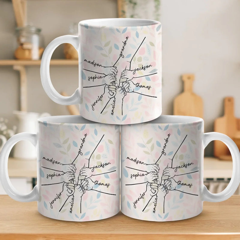 If Nothing Is Going Well, Call Your Grandmother - Family Personalized Custom Mug - Gift For Mom, Grandma