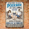 A Fun Way To Make Your Home Feel Like Yours - Couple Personalized Custom Home Decor Metal Sign - Gift For Yourself, Husband Wife, Best Friends, Family Members
