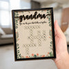 A Grandma’s Love Is Timeless And Unconditional - Family Personalized Custom 2-Layered Wooden Plaque With Stand - Mother's Day Gift For Mom, Grandma
