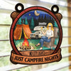No City Lights - Camping Personalized Window Hanging Suncatcher Ornament - Gift For Camping Lovers
