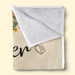 Custom Name Sister Gifts - Personalized Blanket