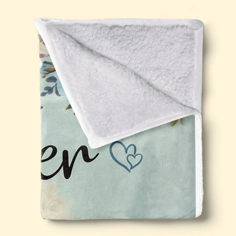 Custom Name Sister Friendship Gifts for Women - Personalized Blanket
