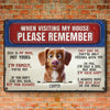 My Dog Makes This House A Home - Dog Personalized Custom 3D Inflated Effect Printed Home Decor Metal Sign - House Warming Gift For Pet Owners, Pet Lovers