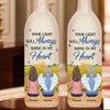 Always In My Soul - Memorial Personalized Custom Bottle Lamp - Sympathy Gift For Family Members