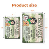 Dogs Make The Garden Lively - Dog Personalized Custom Home Decor Metal Sign - House Warming Gift For Pet Owners, Pet Lovers