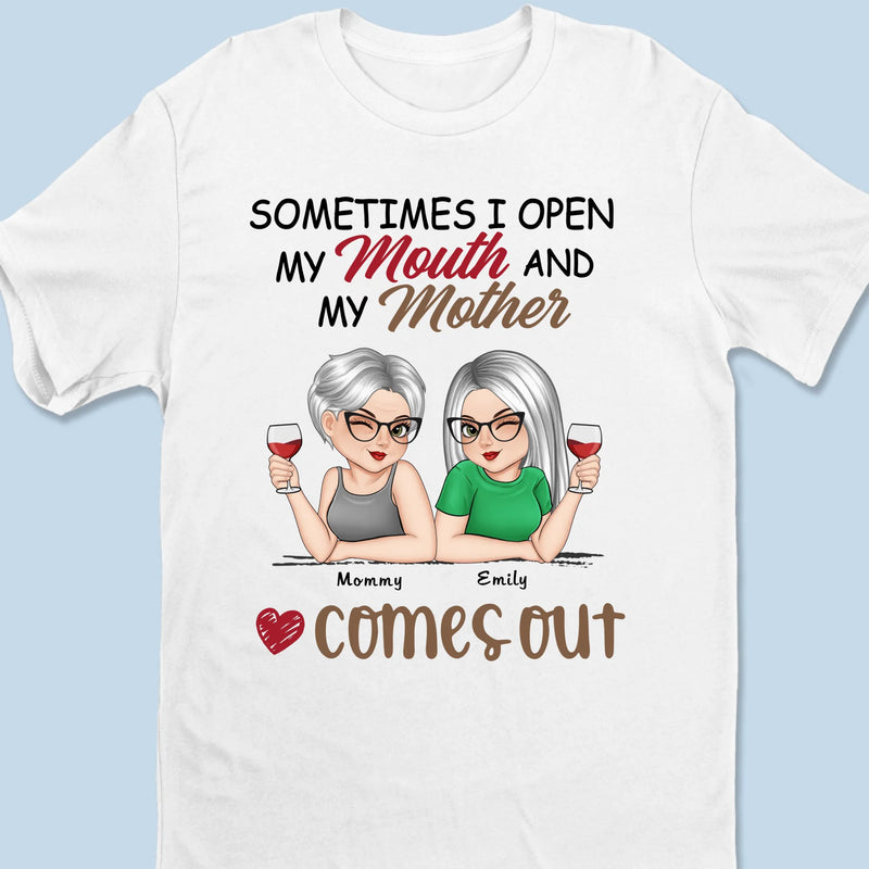 I Love You Forever & Always - Family Personalized Custom Unisex T-shirt, Premium T-shirt, Hoodie - Mother's Day, Gift For Mom, Daughter