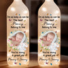 Custom Photo I'm As Lucky As Can Be - Family Personalized Custom Bottle Lamp - Baby Shower Gift, Gift For First Mom