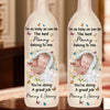 Custom Photo I'm As Lucky As Can Be - Family Personalized Custom Bottle Lamp - Baby Shower Gift, Gift For First Mom