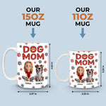 Custom Name Dog Mom Gifts for Dog Lovers - Personalized Mugs