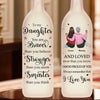 I Am So Proud Of You - Family Personalized Custom Bottle Lamp - Gift For Mom, Daughter