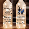 I Am So Proud Of You - Family Personalized Custom Bottle Lamp - Gift For Mom, Daughter