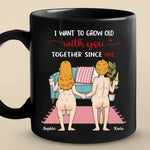 Custom Name Funny Aging Couple Gifts - Personalized Mugs
