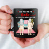 Together Forever - Couple  Personalized Custom Black Mug - Gift For Husband Wife, Anniversary
