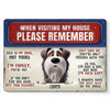 My Dog Makes This House A Home - Dog Personalized Custom 3D Inflated Effect Printed Home Decor Metal Sign - House Warming Gift For Pet Owners, Pet Lovers
