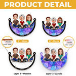 Custom Name Family Gifts - Personalized Suncatcher Ornament