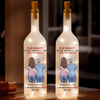 Love Grows As I Watch You Be A Mom - Family Personalized Custom Bottle Lamp - Gift For Mom, Daughter