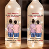 Love Grows As I Watch You Be A Mom - Family Personalized Custom Bottle Lamp - Gift For Mom, Daughter