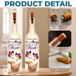 Custom Memorial Butterfly Name Date Tribute - Personalized Bottle Lamp