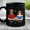 Family Is Our Greatest Blessing - Family Personalized Custom Black Mug - Gift For Family Members