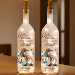 Custom Photo Memorial Grandpa Gifts - Personalized Bottle Lamp