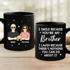 Family Is Our Greatest Blessing - Family Personalized Custom Black Mug - Gift For Family Members