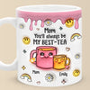 Infinite Love, Unbreakable Bond - Family Personalized Custom 3D Inflated Effect Printed Mug - Gift For Mom, Daughter