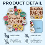 Custom Name Grandma's Garden Gifts for Grandma - Personalized Car Visor Clip