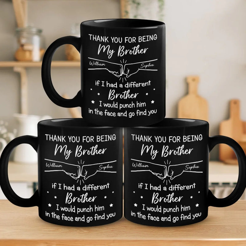 Custom Name Funny Brother Gifts - Personalized Mugs