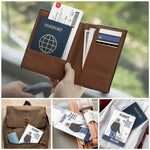 Custom Name Travel Partners Couple Gifts - Personalized Passport Cover