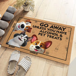 Custom Name Funny Alcohol and Pet Treats Gifts - Personalized Doormat