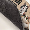 My Heart Belongs To My Furry Friend - Cat Personalized Custom Home Decor Decorative Mat - House Warming Gift For Pet Owners, Pet Lovers