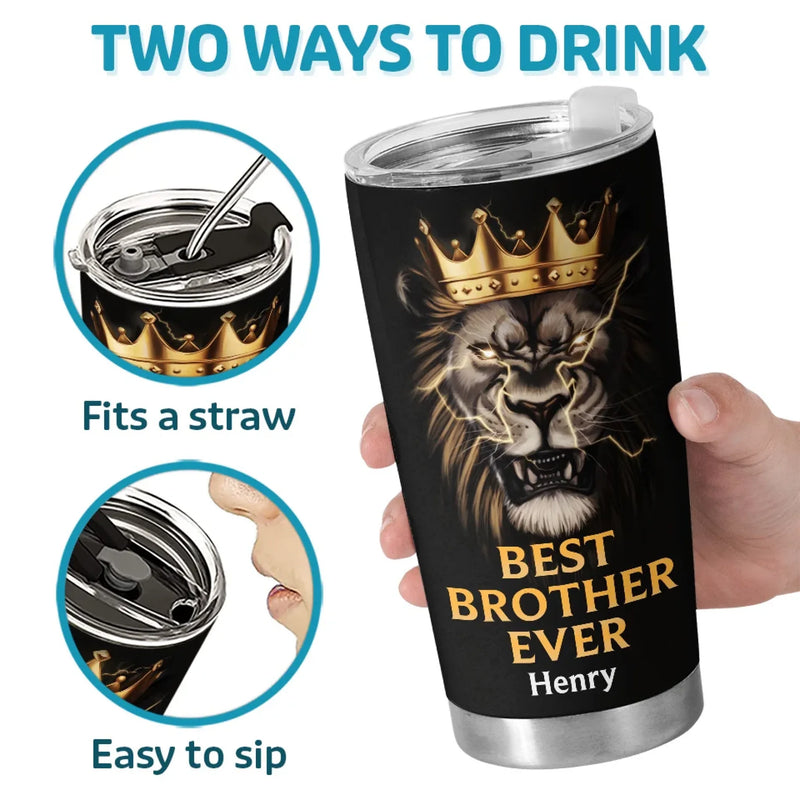 Custom Name Best Brother Gifts - Personalized Tumbler