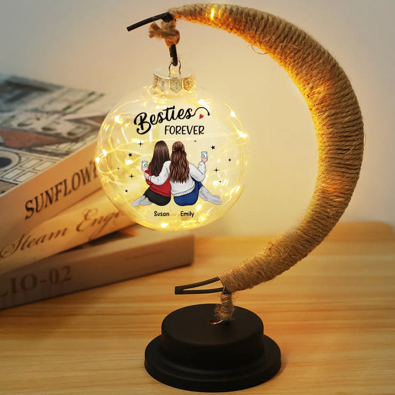 Custom Name Best Friend Gifts for Women - Personalized Moon Lamp