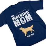 Custom Name Walking Dog Dad Gifts - Personalized Apparel