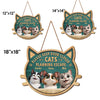 Home Is Where The Cat Is - Cat Personalized Custom Home Decor Wood Sign - House Warming Gift For Pet Owners, Pet Lovers