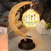 A Family’s Love Helps Every Girl Become A Flower - Family Personalized Custom Moon Lamp Light - Gift For Mom, Daughter