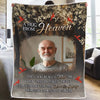 Custom Photo Your Love Is Still My Guide - Memorial Personalized Custom Blanket - Sympathy Gift For Family Members
