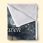 Custom Photo Memorial Hug From Heaven Gifts - Personalized Blanket